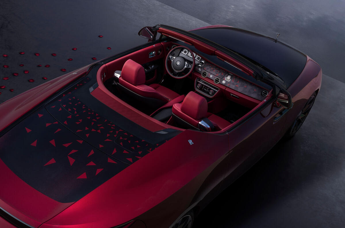 Rolls Royce Drop Tail La Rose Noir deck Rolls Royce Drop Tail La Rose Noir deck