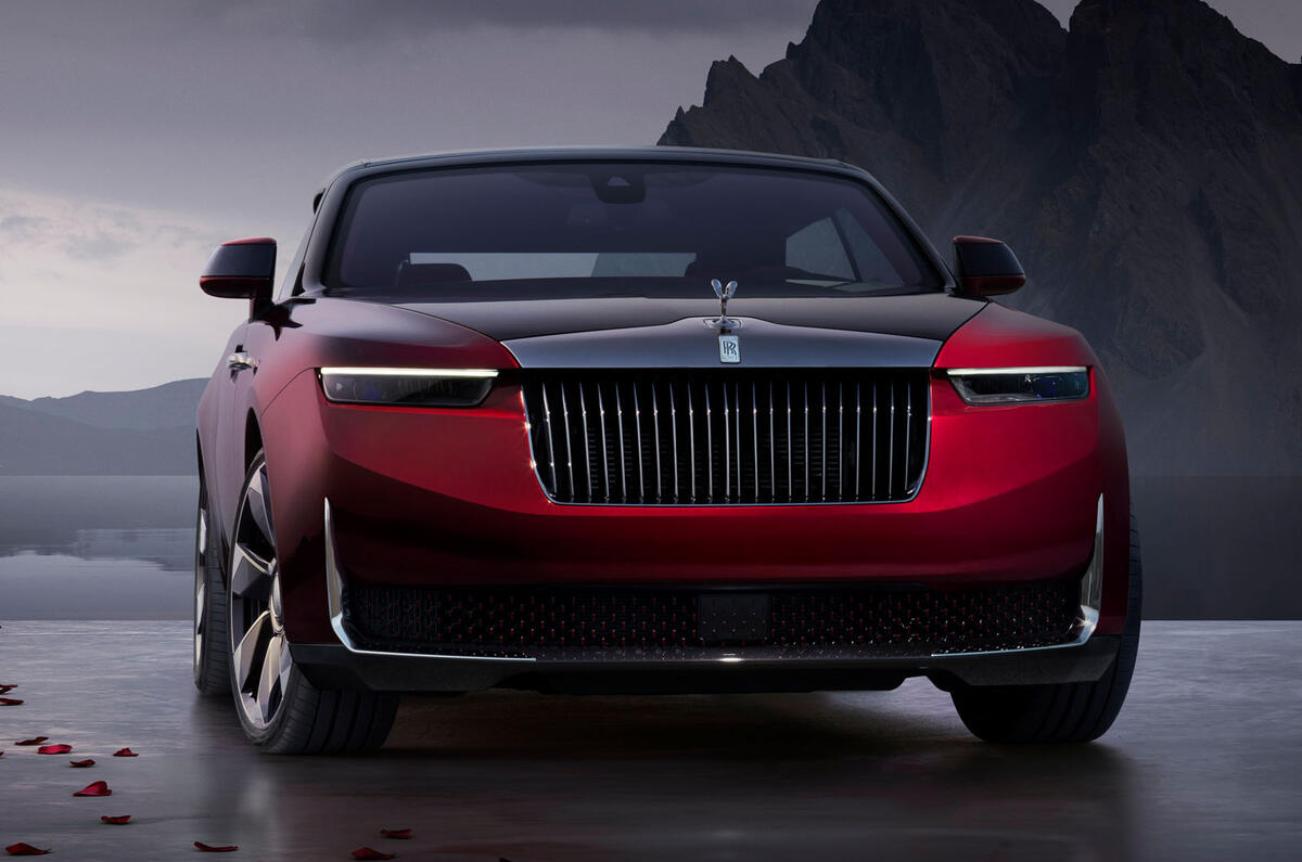 Rolls Royce Drop Tail La Rose Noir front Rolls Royce Drop Tail La Rose Noir front