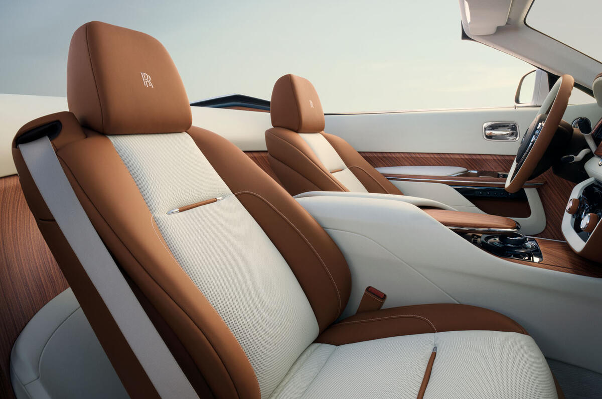 Rolls Royce Droptail Arcadia seats Rolls Royce Droptail Arcadia seats
