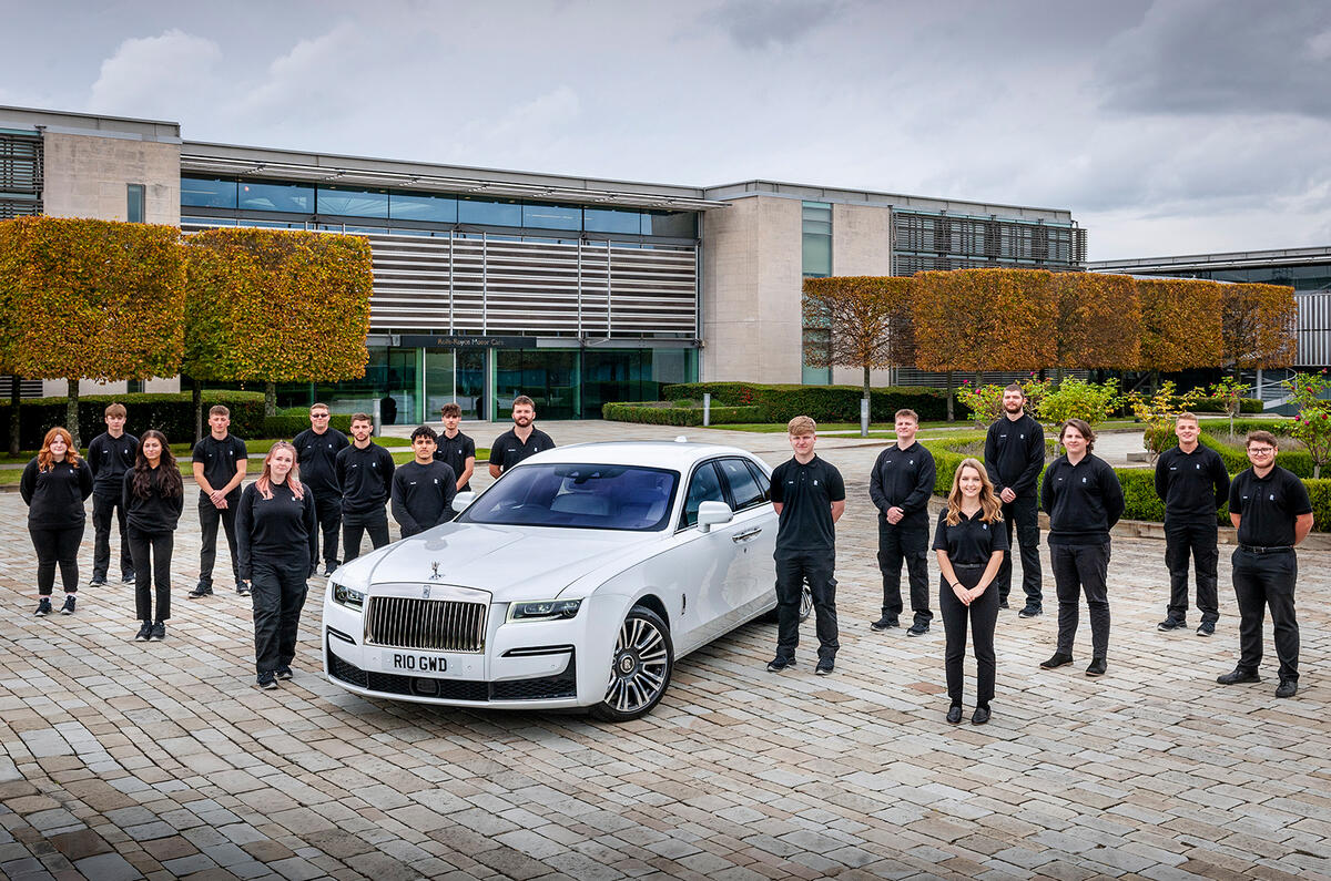 Rolls-Royce factory workers 2022