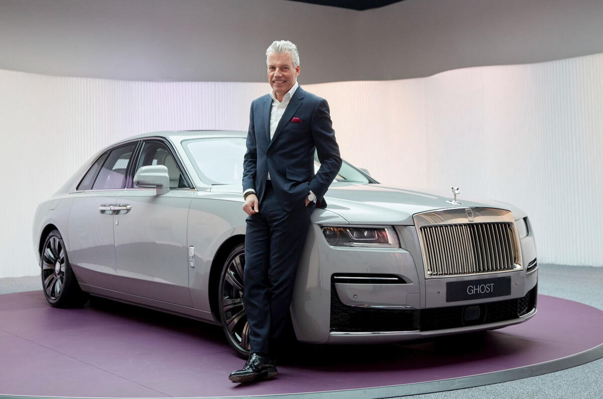 Rolls Royce Ghost with Torsten Muller Otvos front quarter static