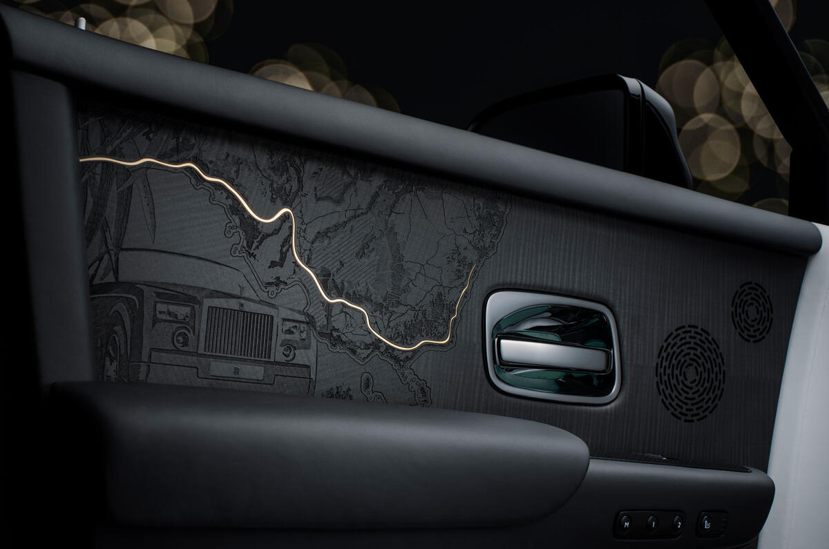 Rolls Royce Phantom Centenary doorcard Rolls Royce Phantom Centenary doorcard
