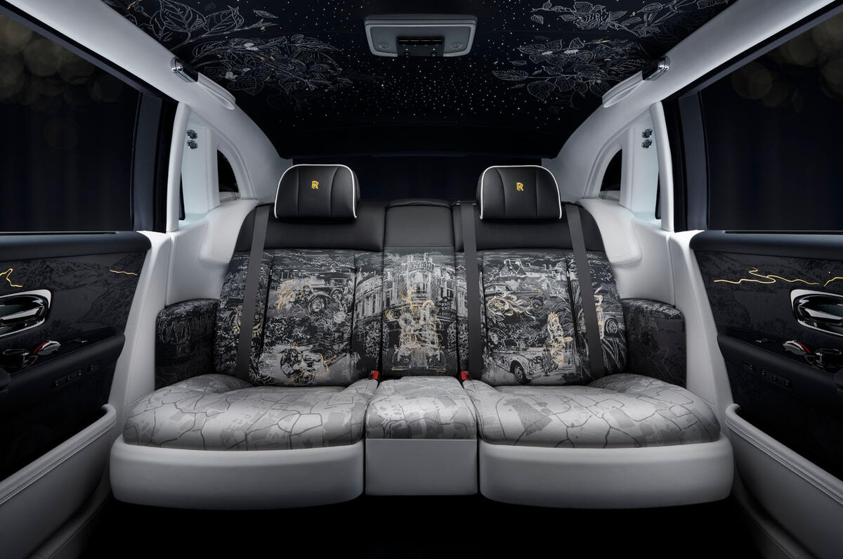 Rolls Royce Phantom Centenary rear seats Rolls Royce Phantom Centenary rear seats