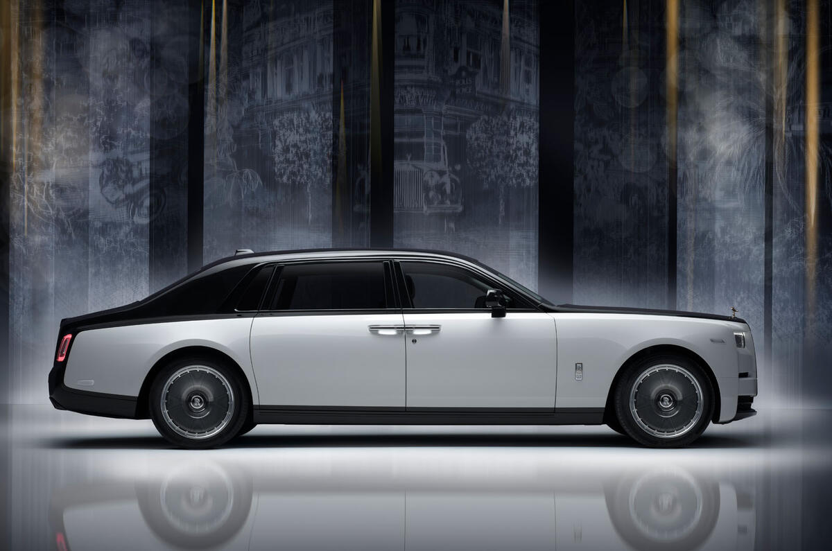 Rolls Royce Phantom Centenary side Rolls Royce Phantom Centenary side