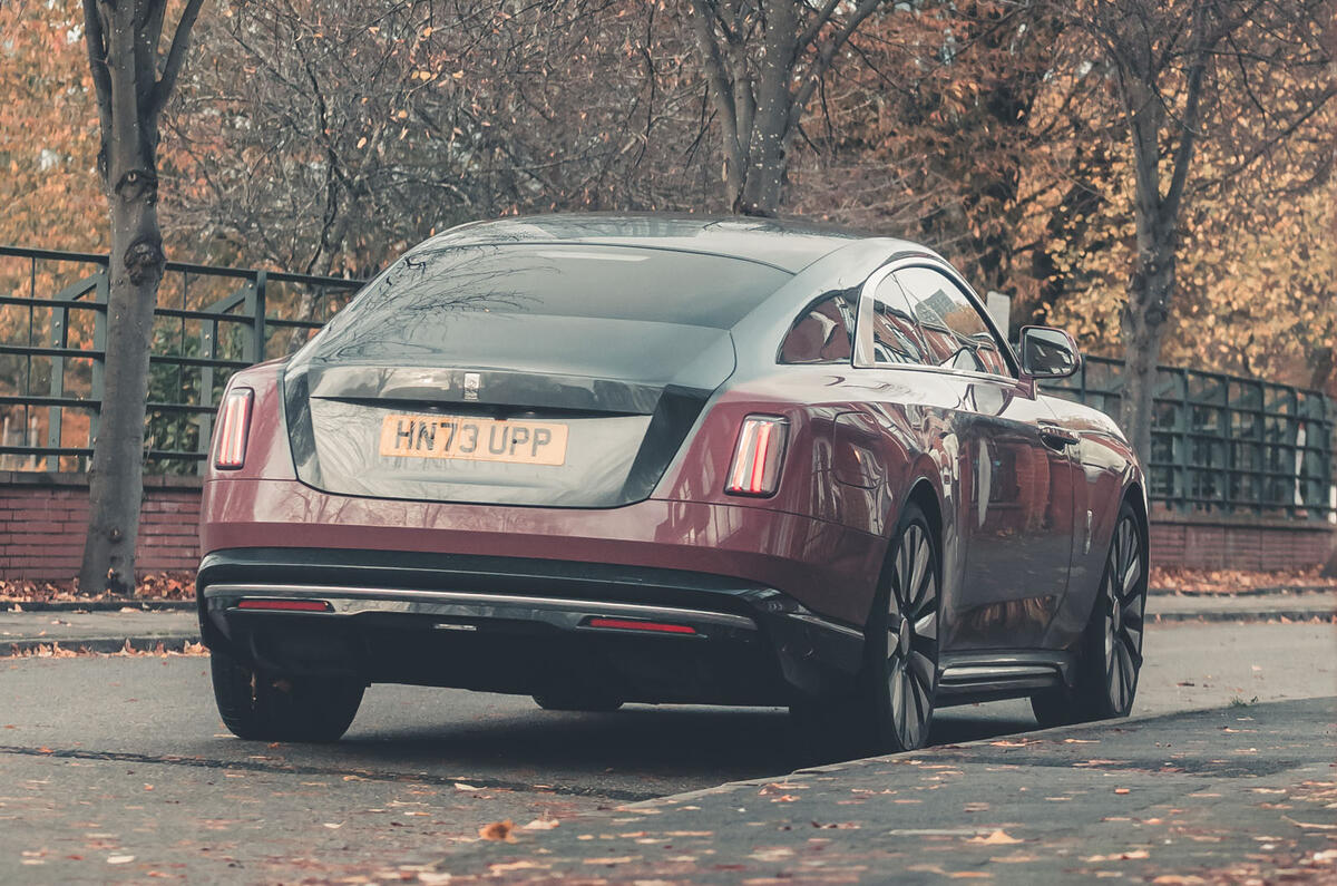 Rolls Royce Spectre 2023 rear Rolls Royce Spectre 2023 rear