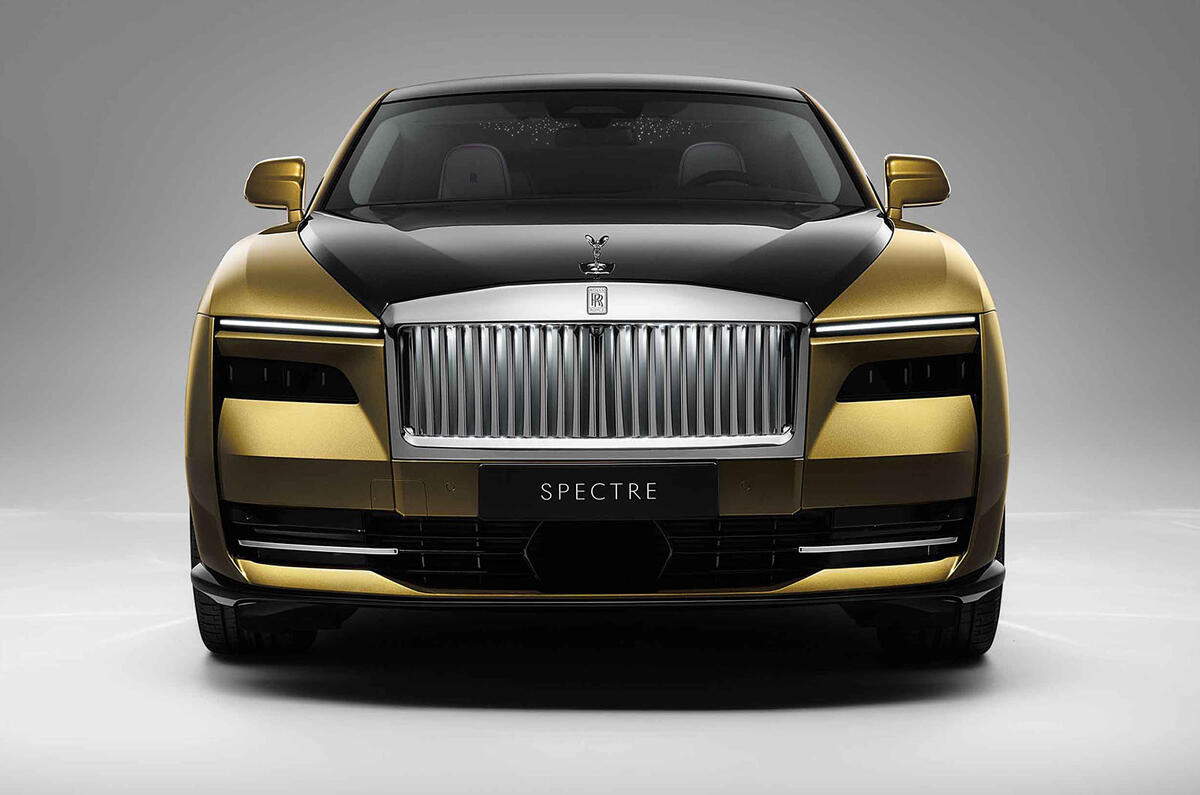 Rolls Royce Spectre front unstylised Rolls Royce Spectre front unstylised