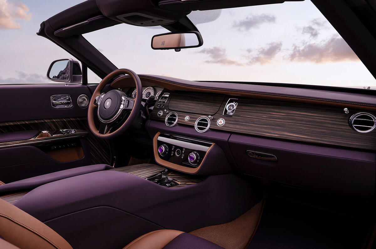 Rolls Royce Amethyst Drop Tail interior Rolls Royce Amethyst Drop Tail interior
