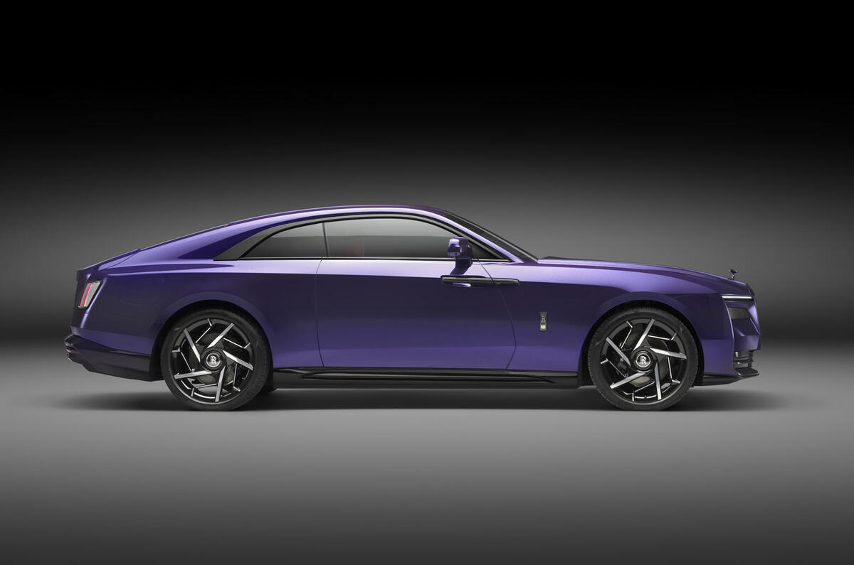 Rolls Royce Black Badge Spectre static side Rolls Royce Black Badge Spectre static side