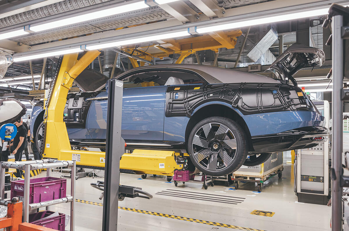 Rolls Royce Spectre during p