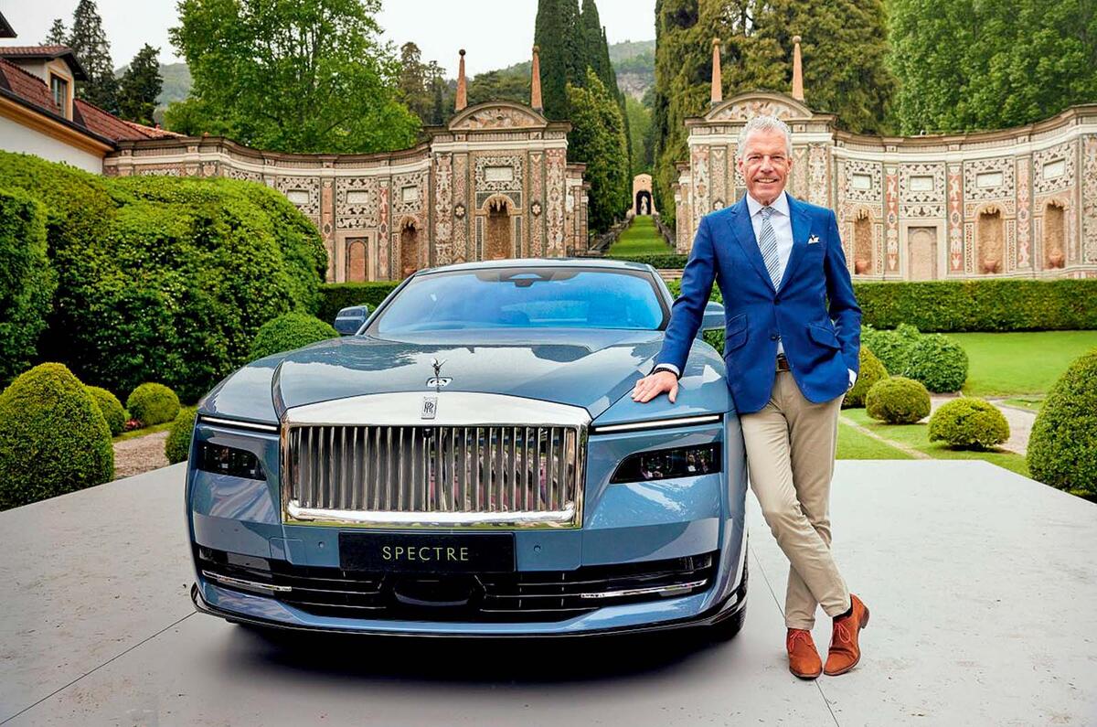 Rolls Royce Spectre front Torsten Muller Otvos