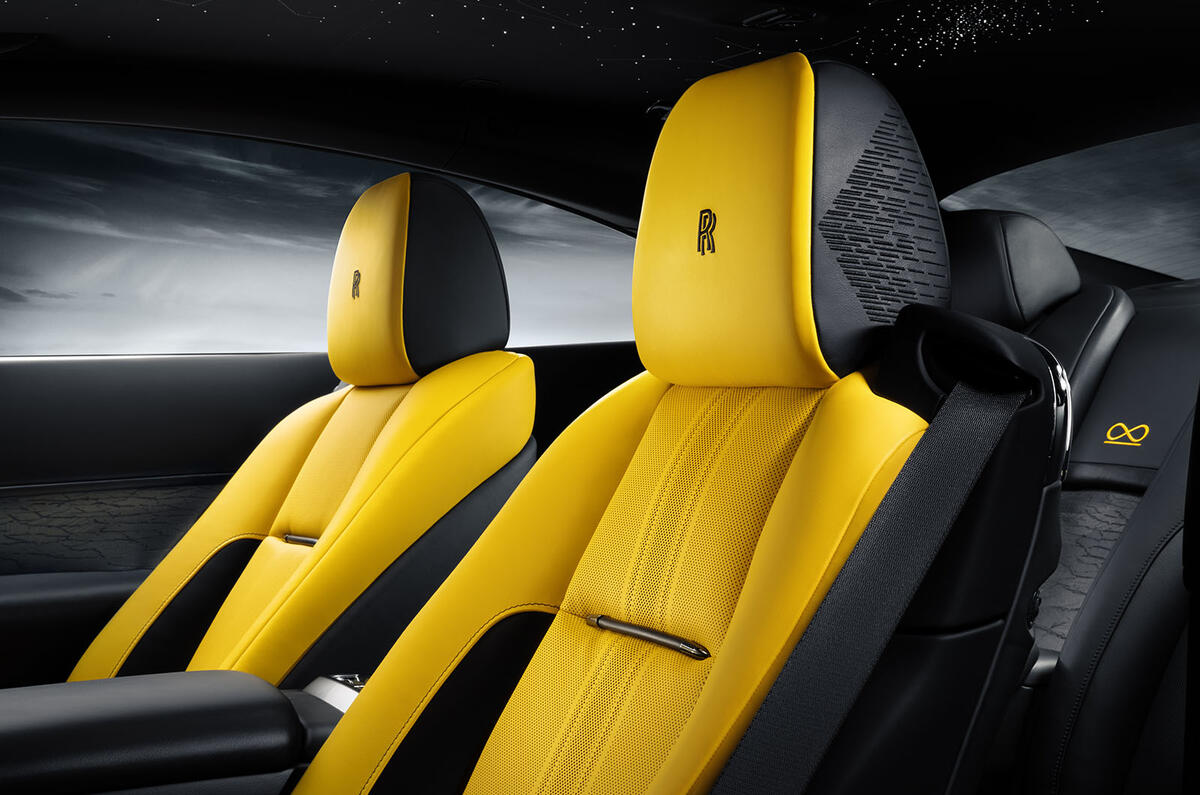 Rolls Royce Wraith Black Arrow front seats Rolls Royce Wraith Black Arrow front seats