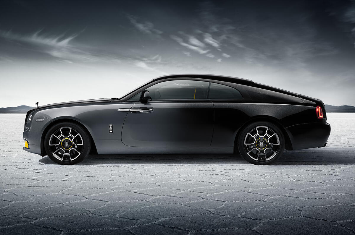 Rolls Royce Wraith Black Arrow side Rolls Royce Wraith Black Arrow side