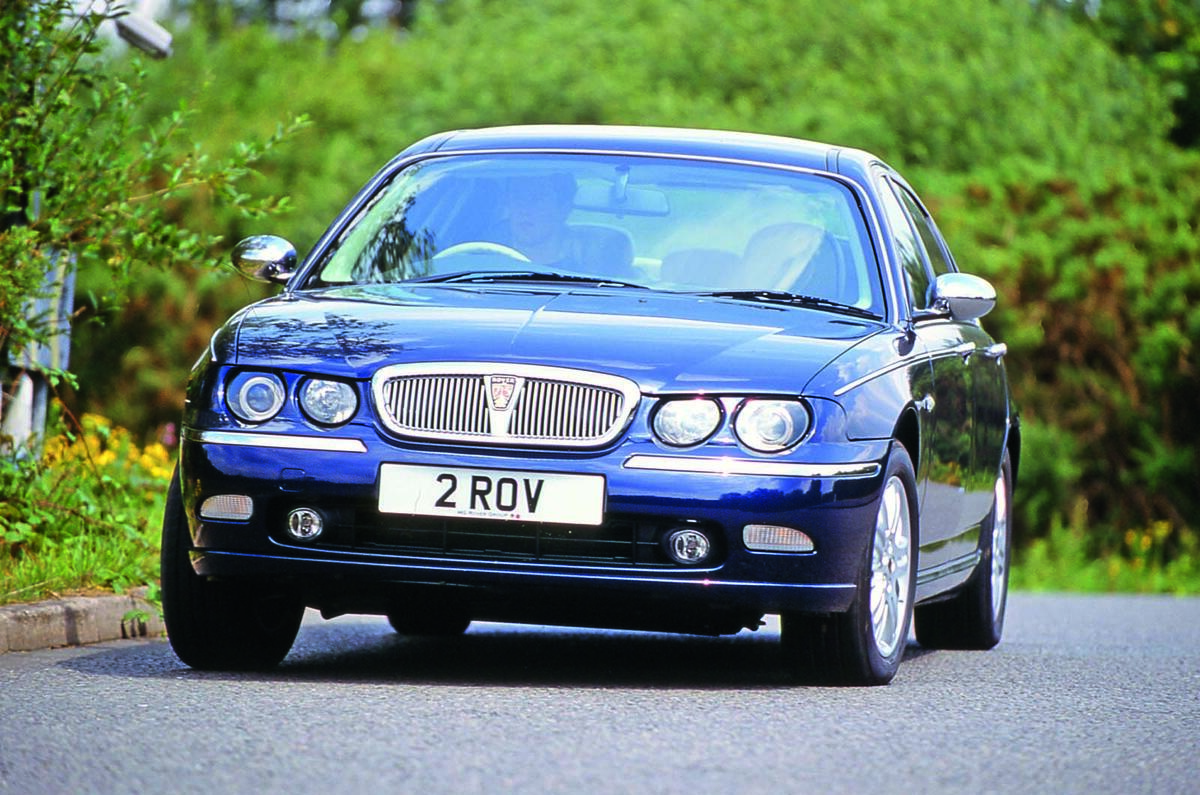 Rover 75 cornering - front