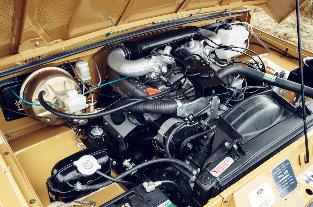 1978 two-door Range Rover engine