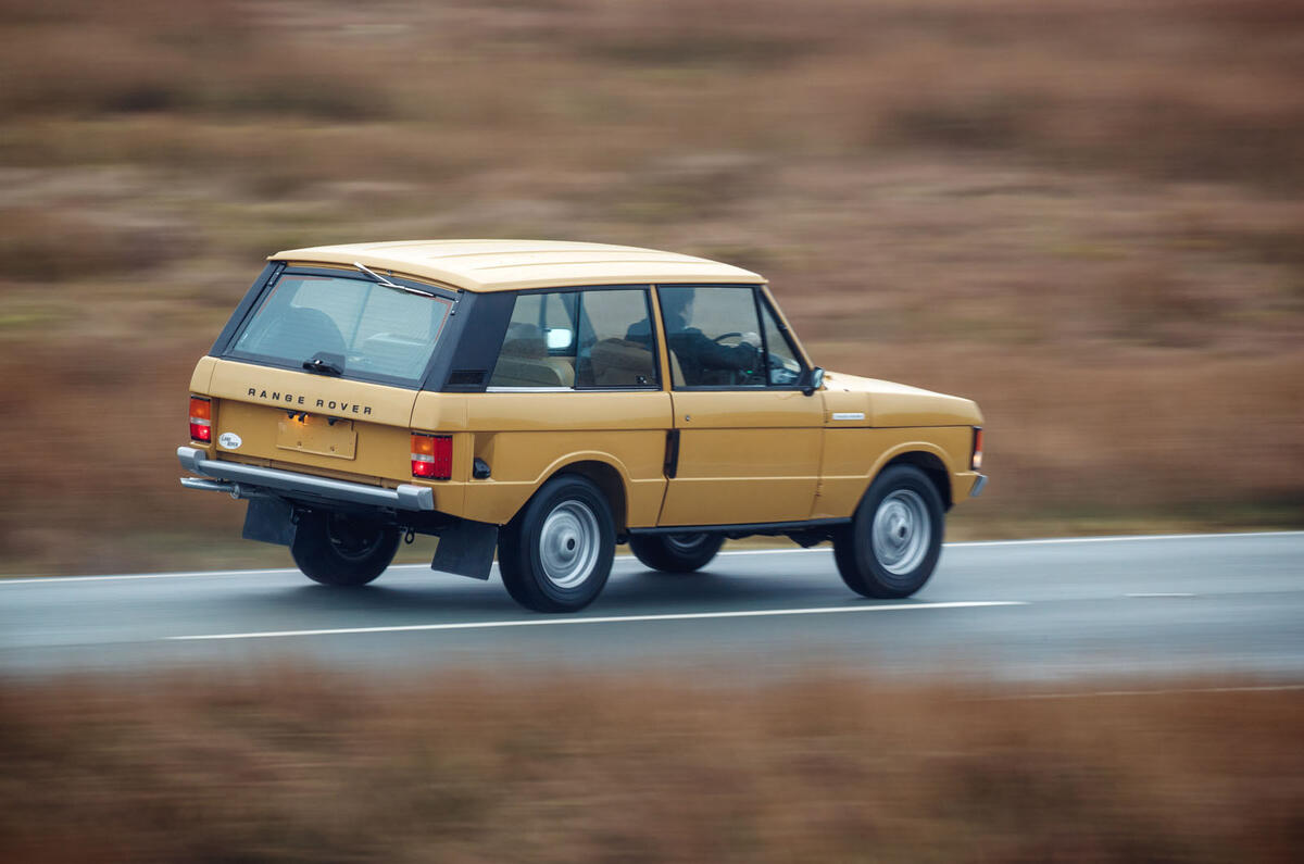 1978 two-door Range Rover rear