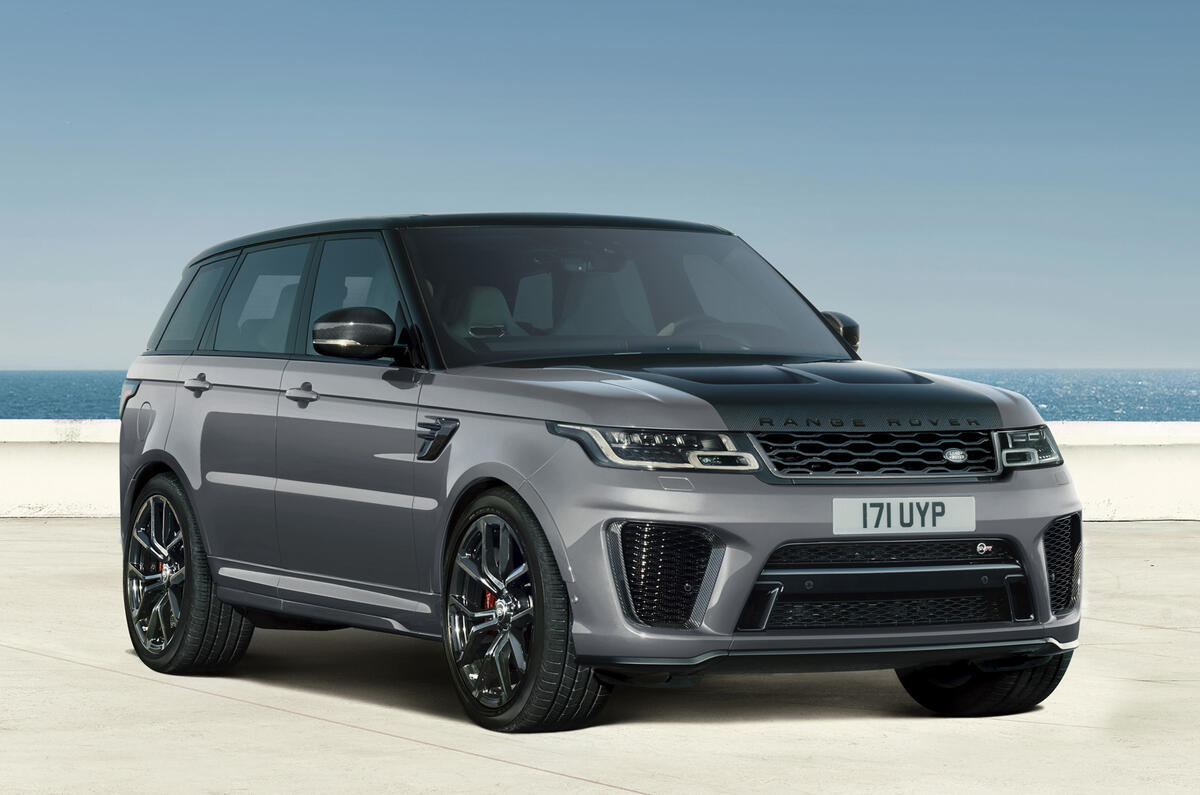 2021 Range Rover Sport Carbon Black Edition - front 2021 Range Rover Sport Carbon Black Edition - front