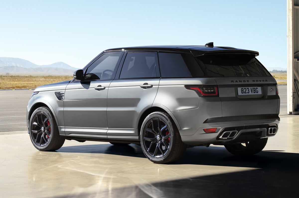 2021 Range Rover Sport Carbon Black Edition - rear 2021 Range Rover Sport Carbon Black Edition - rear