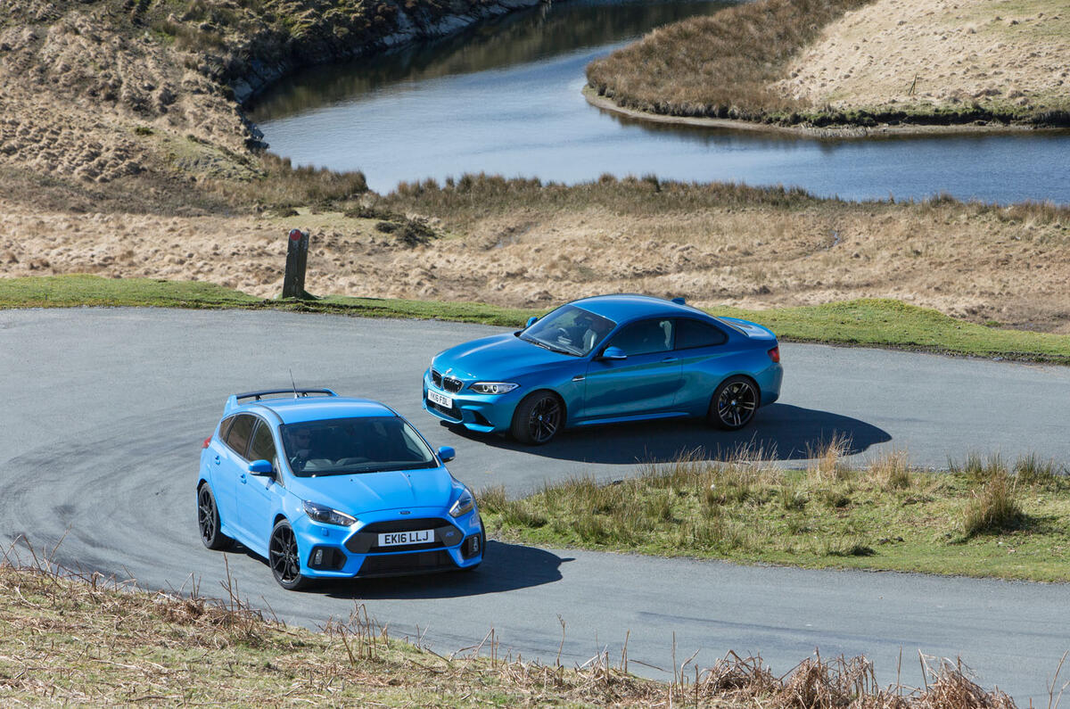 BMW M2 versus Ford Focus RS