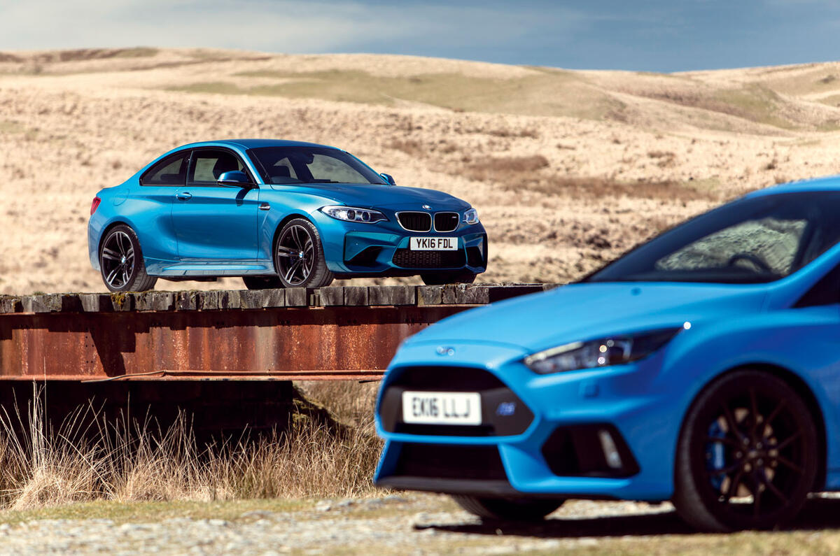 BMW M2 versus Ford Focus RS