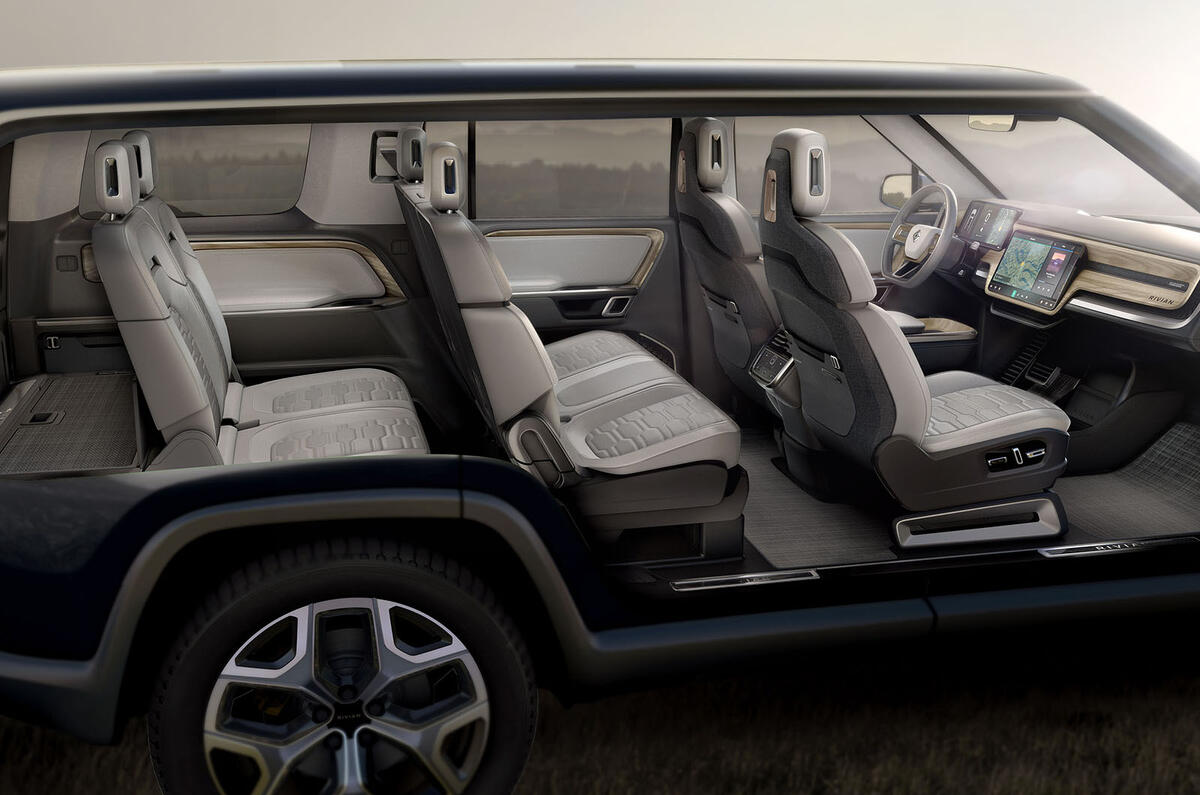 Rivian R1S official reveal - interior layout