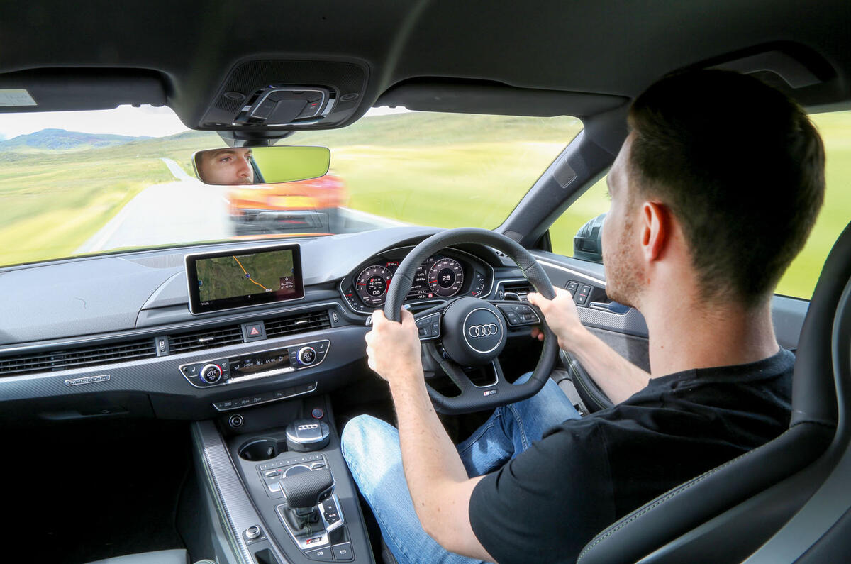 New Audi RS5 vs Nissan GT-R: two super-coupes do battle in Snowdonia