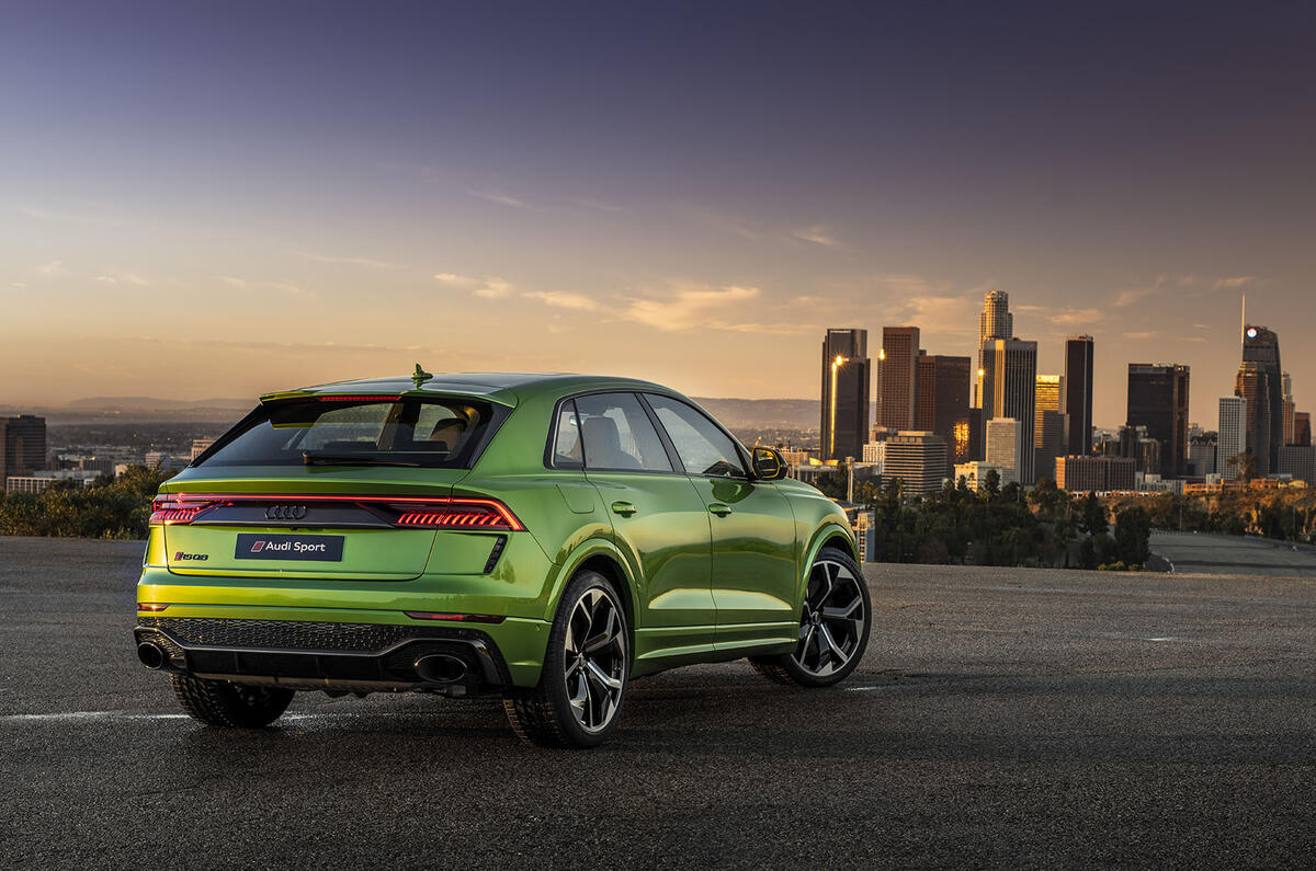 Audi RS Q8 2020 official reveal photos - LA rear