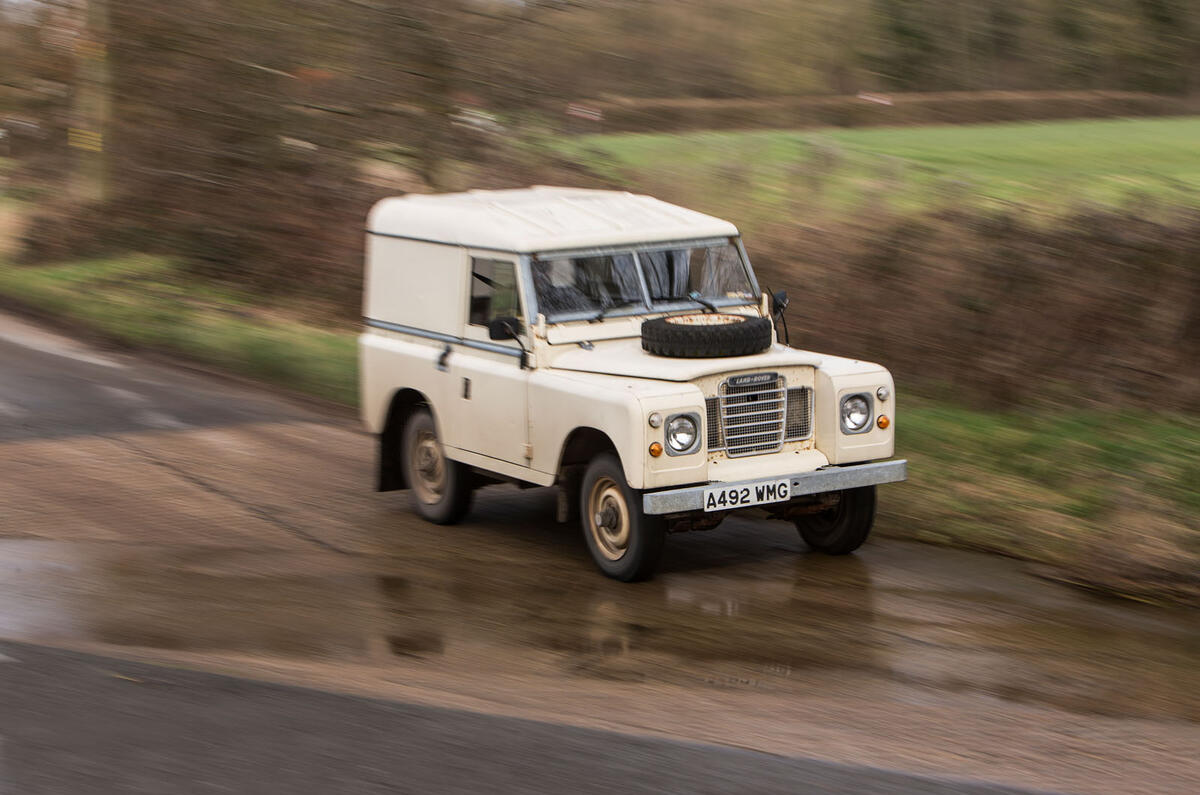 1979 BMW 320, 1964 Mini Cooper, 1984 Land Rover Series III