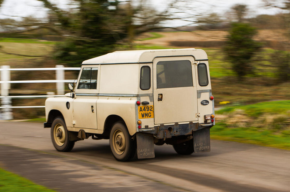 1979 BMW 320, 1964 Mini Cooper, 1984 Land Rover Series III