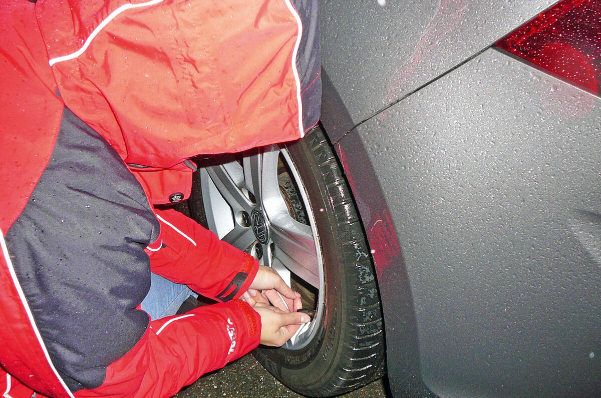 Tyre pressure Volkwagen Golf