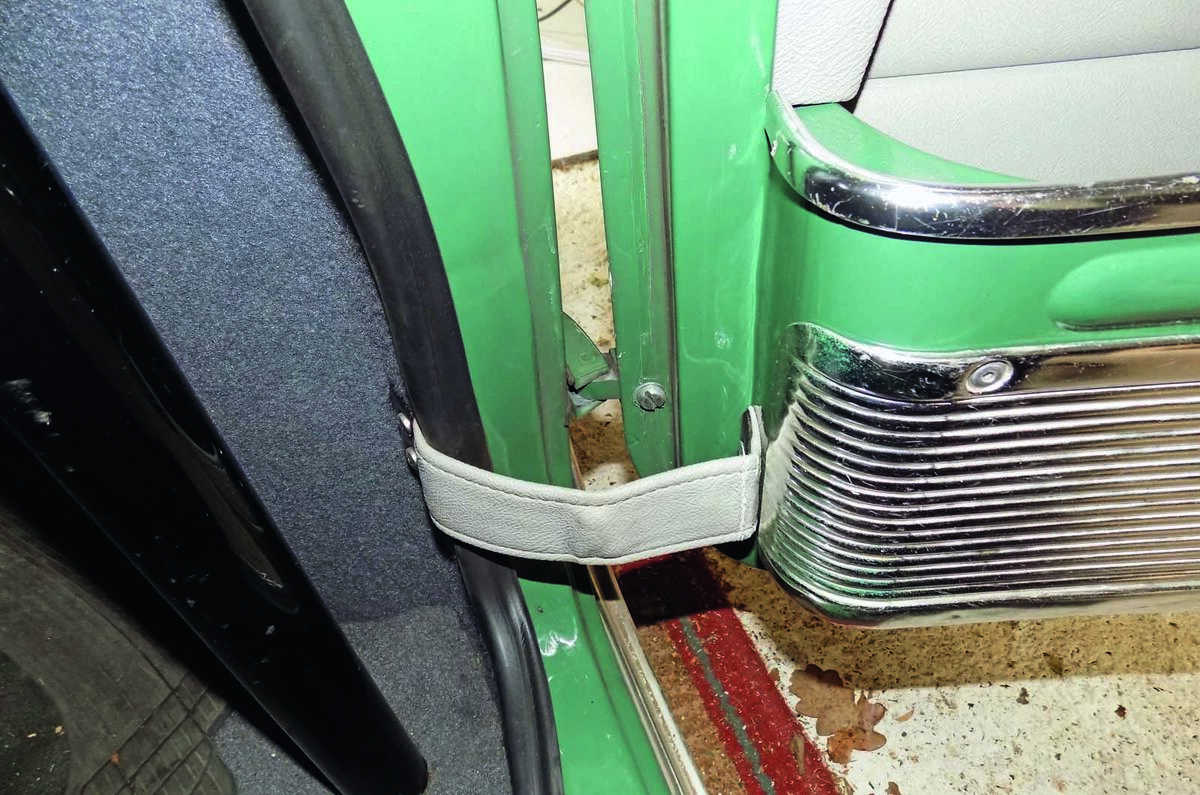 Mini Cooper door jamb