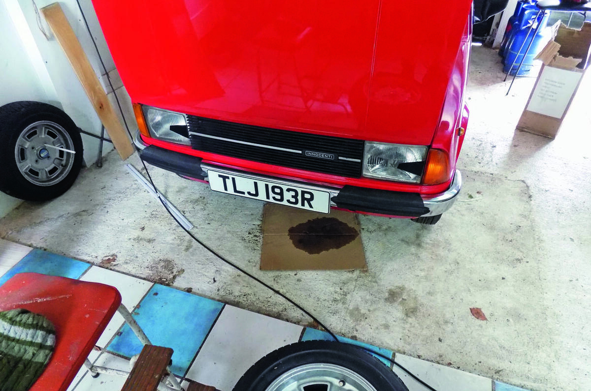 Innocenti Mini water leak