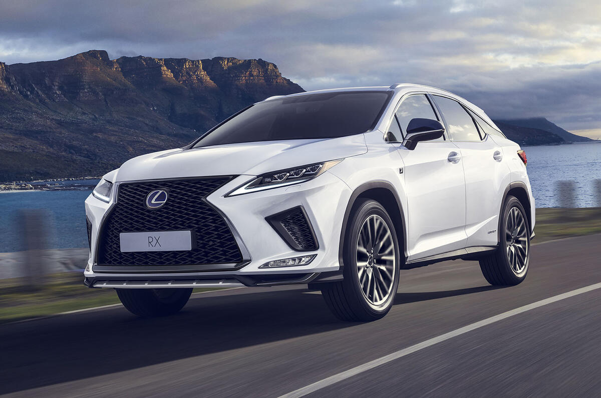 Lexus RX450HL press shots - front