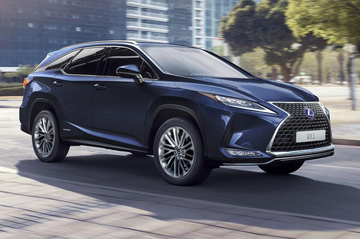 Lexus RX450HL press shots - front