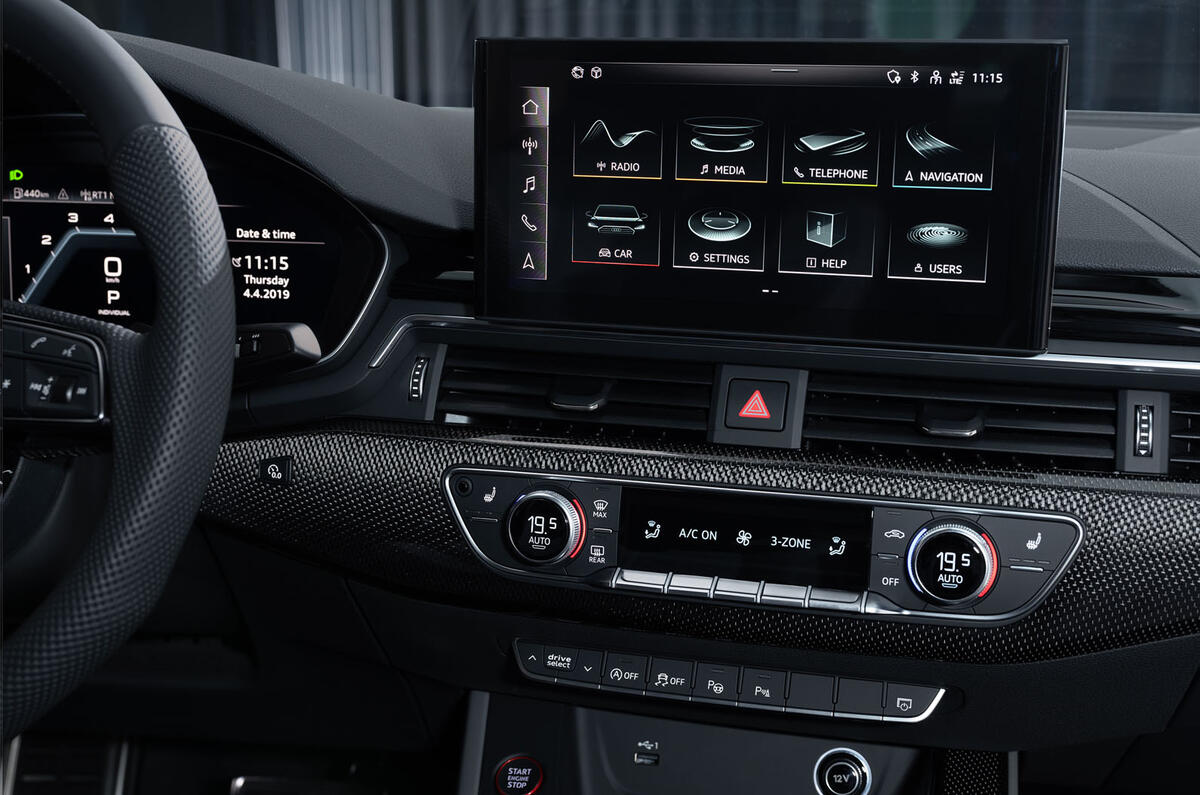 2019 Audi S4 press packet - infotainment
