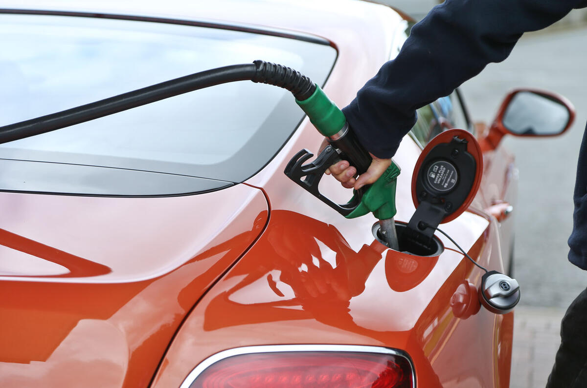 Bentley Continental GT filling up 