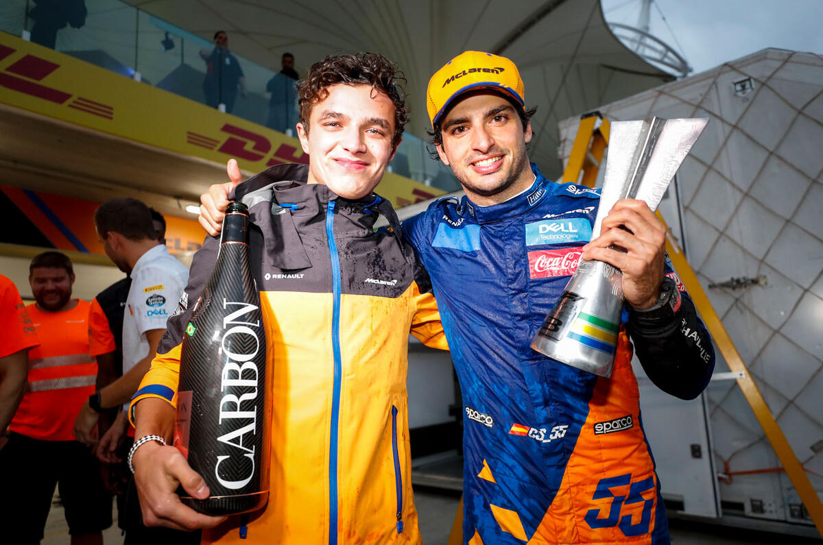 Sainz and Norris