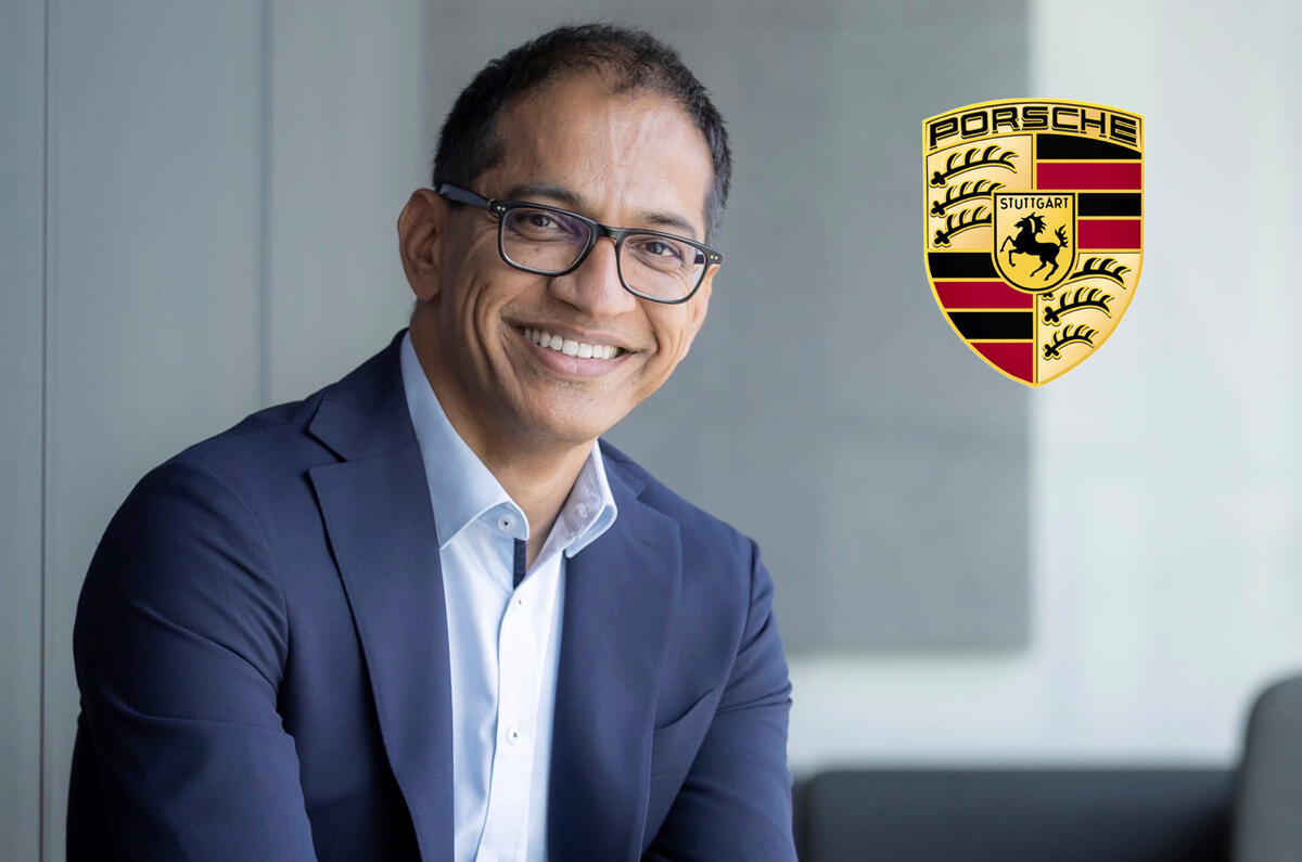 Sajjad Khan 2022 portrait Porsche logo