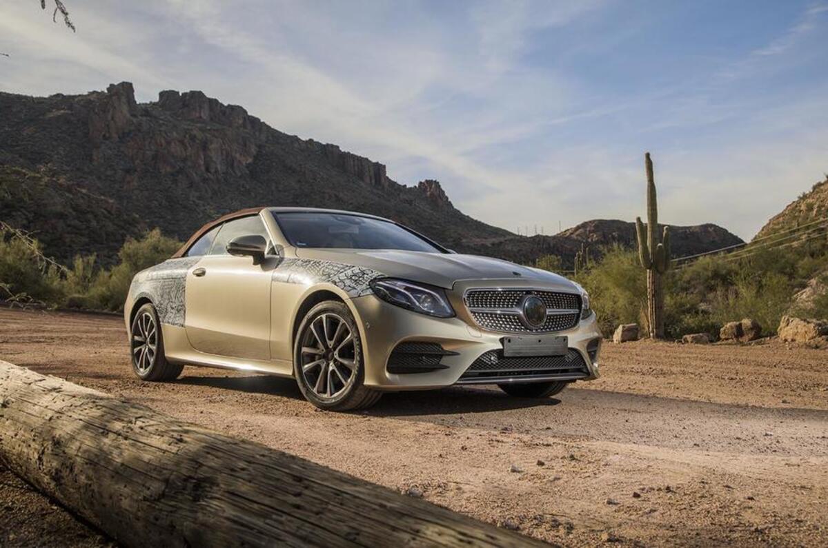 Mercedes-Benz E-Class Cabriolet previewed ahead of Geneva
