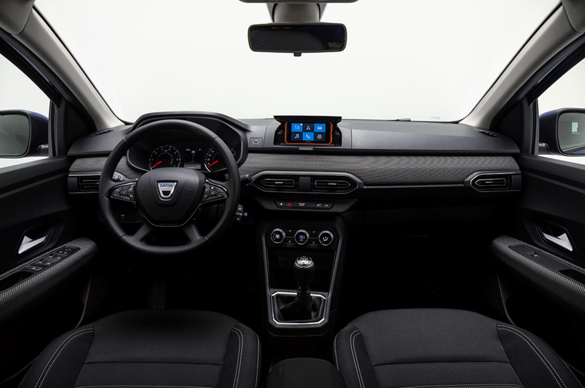 Dacia Sandero interior Dacia Sandero interior