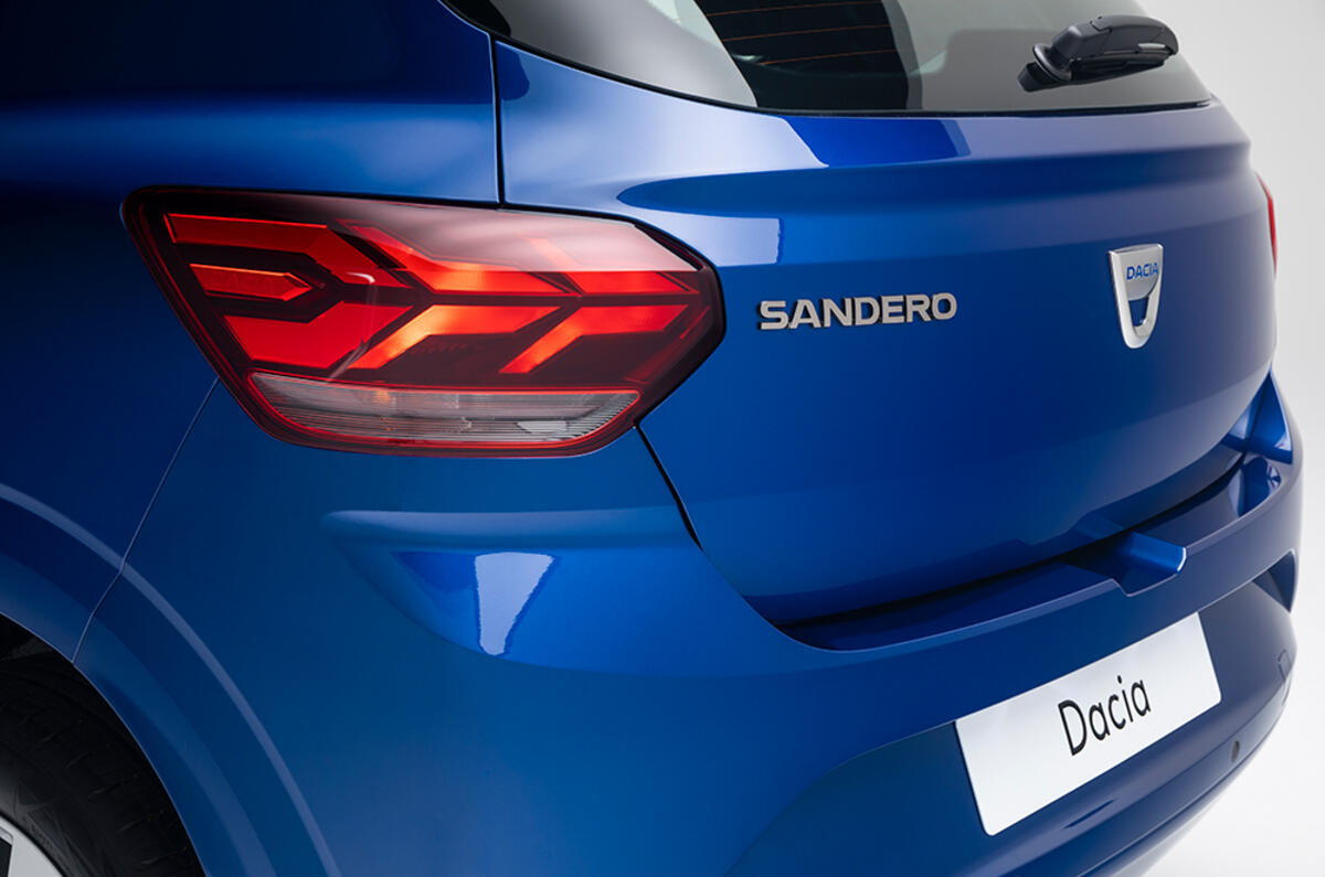 Dacia Sandero rear Dacia Sandero rear