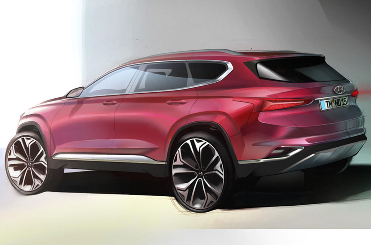 2018 Hyundai Santa Fe previewed ahead of Geneva motor show reveal
