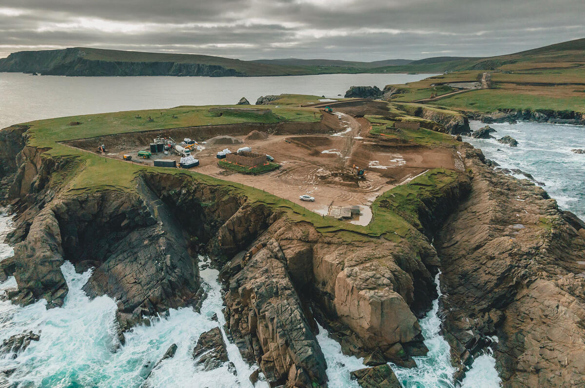 SaxaVord launch site construction