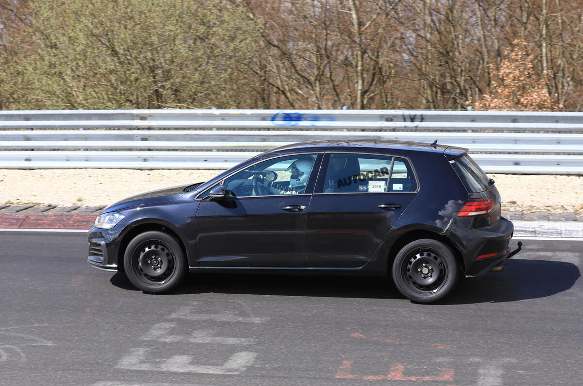 2019 Volkswagen Golf Mk8: first pictures show new cabin tech