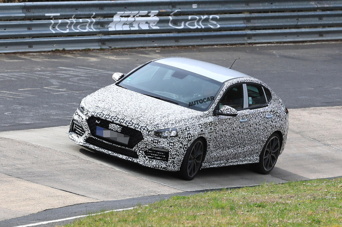 Hyundai i30 Fastback N: new pictures of 2019 model at 'Ring