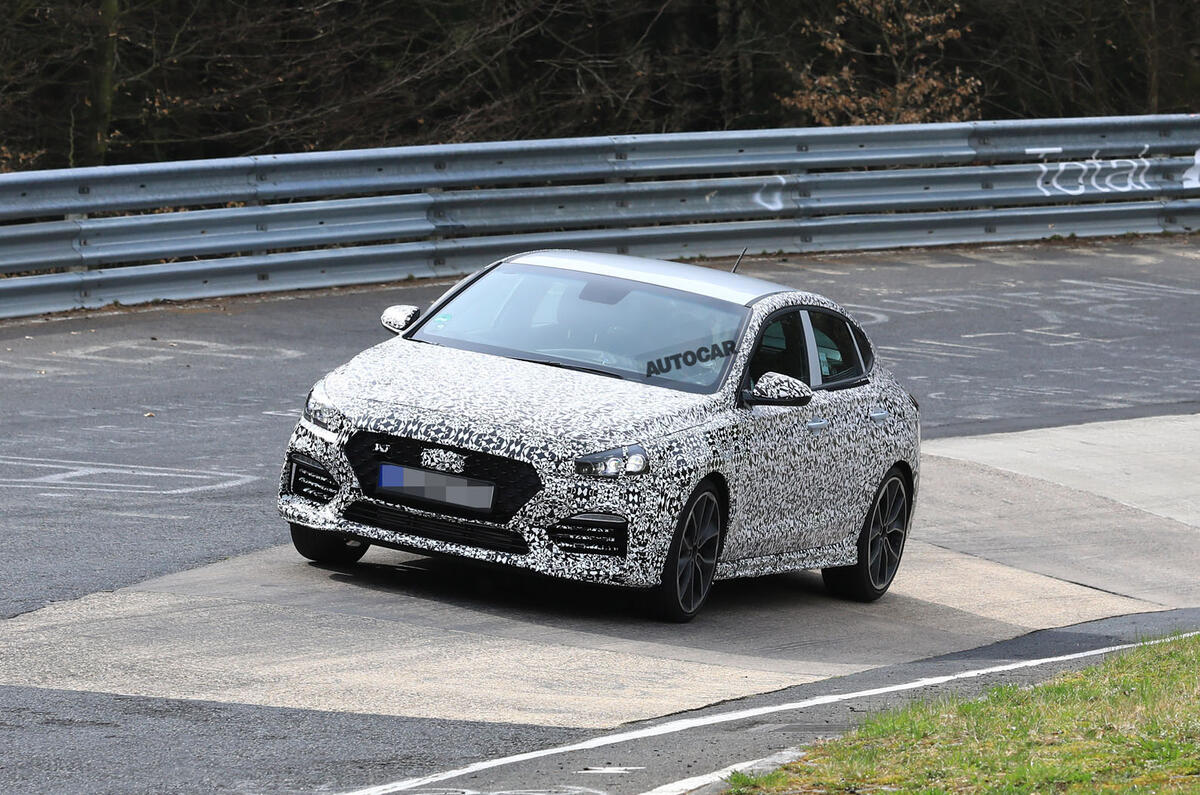 Hyundai i30 Fastback N: new pictures of 2019 model at 'Ring