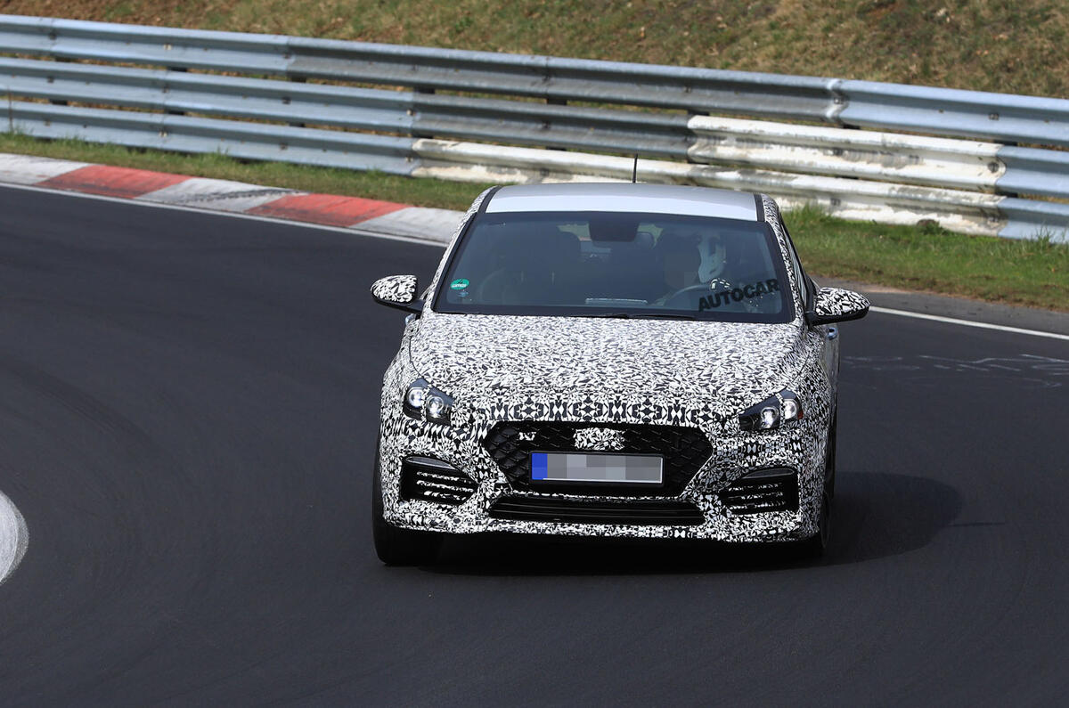 Hyundai i30 Fastback N: new pictures of 2019 model at 'Ring