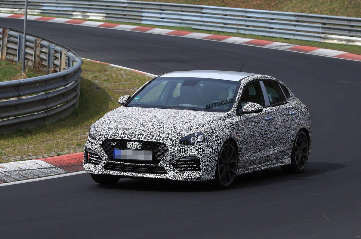 Hyundai i30 Fastback N: new pictures of 2019 model at 'Ring