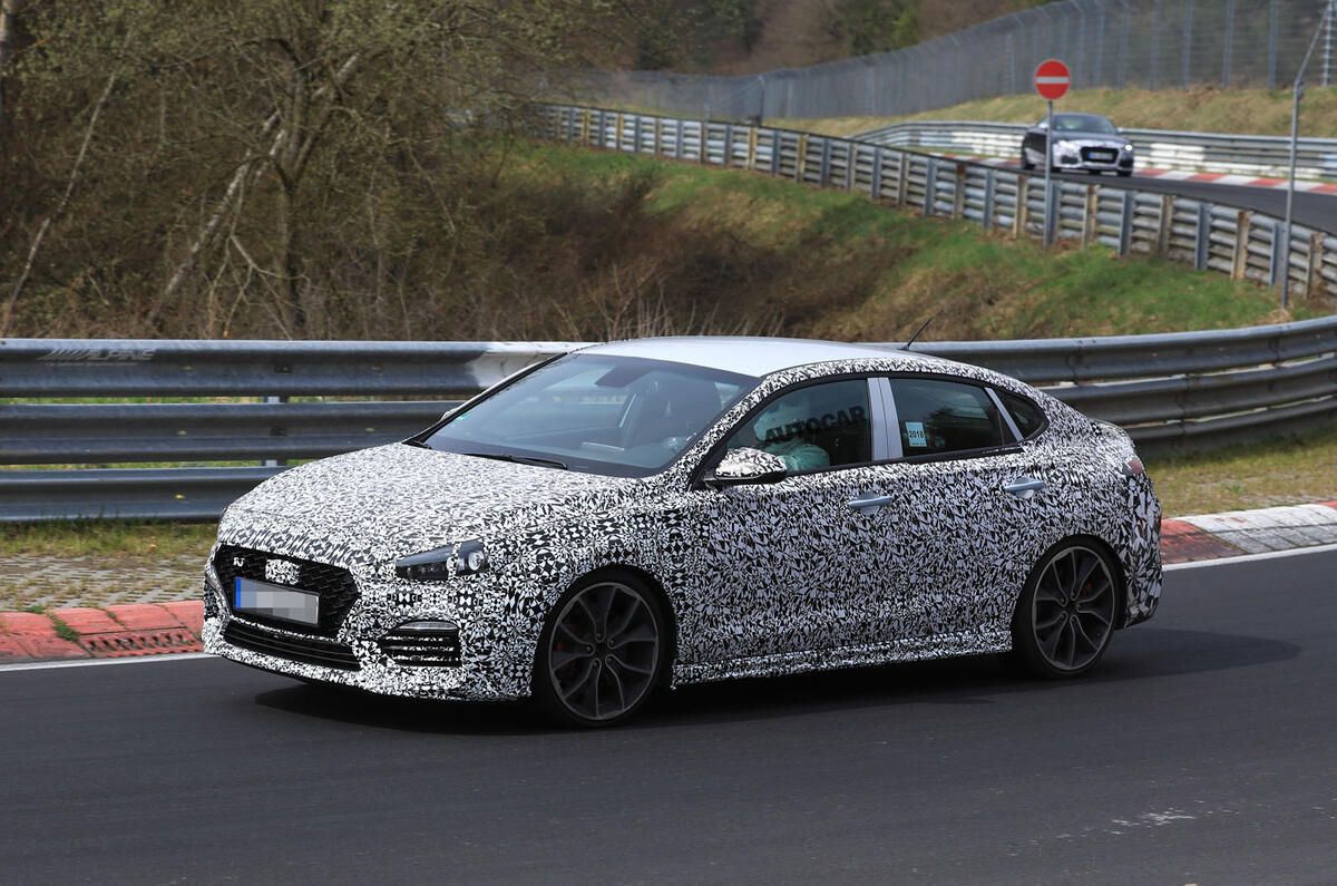 Hyundai i30 Fastback N: new pictures of 2019 model at 'Ring