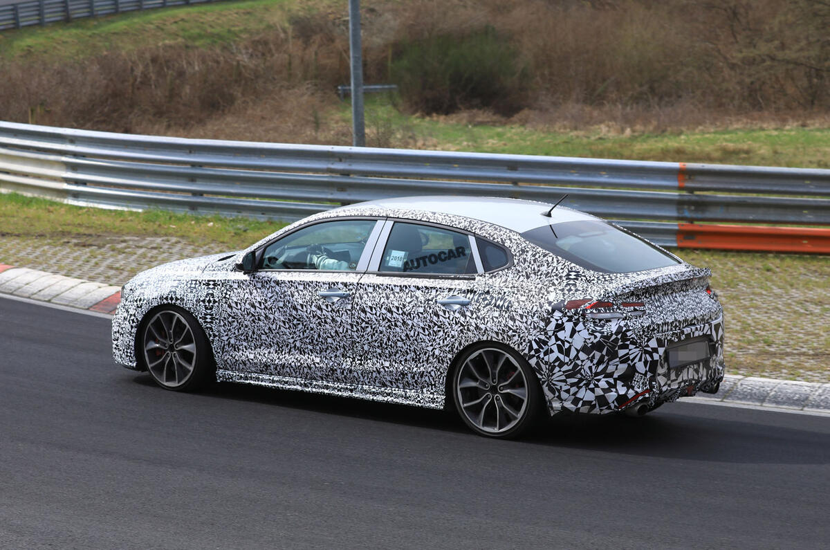 Hyundai i30 Fastback N: new pictures of 2019 model at 'Ring