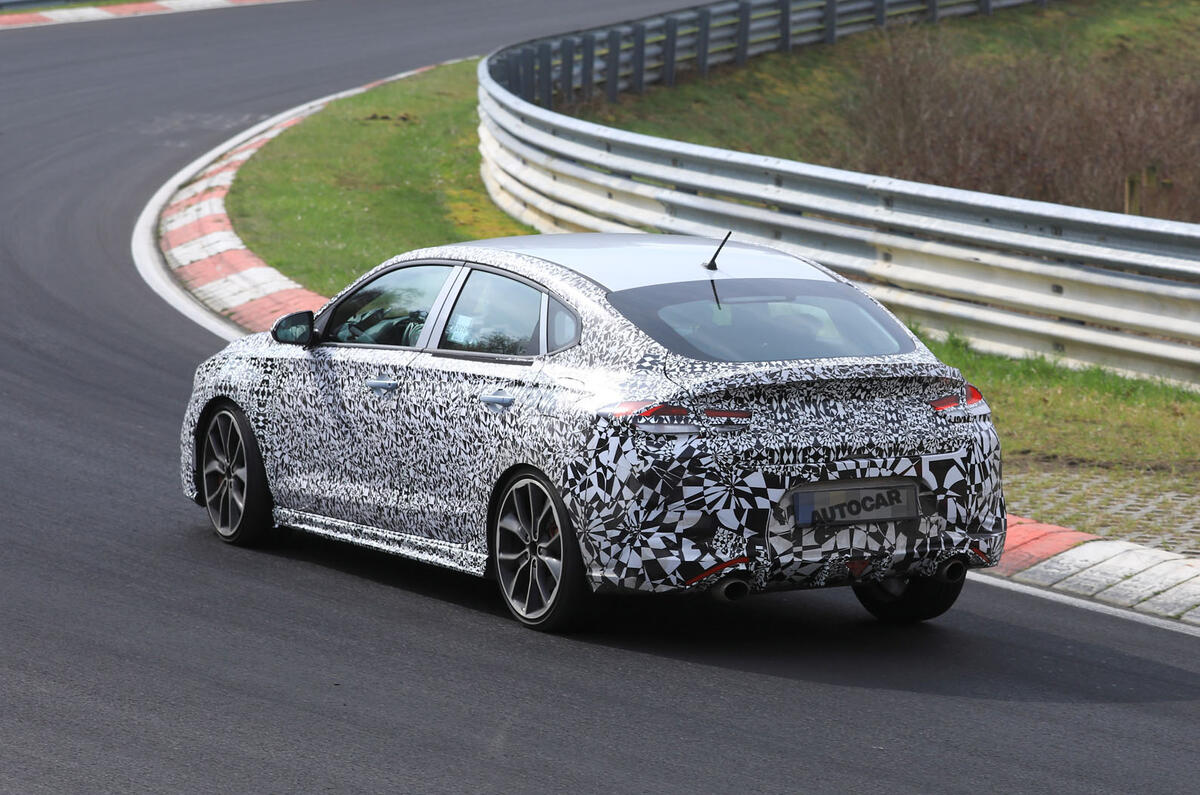 Hyundai i30 Fastback N: new pictures of 2019 model at 'Ring